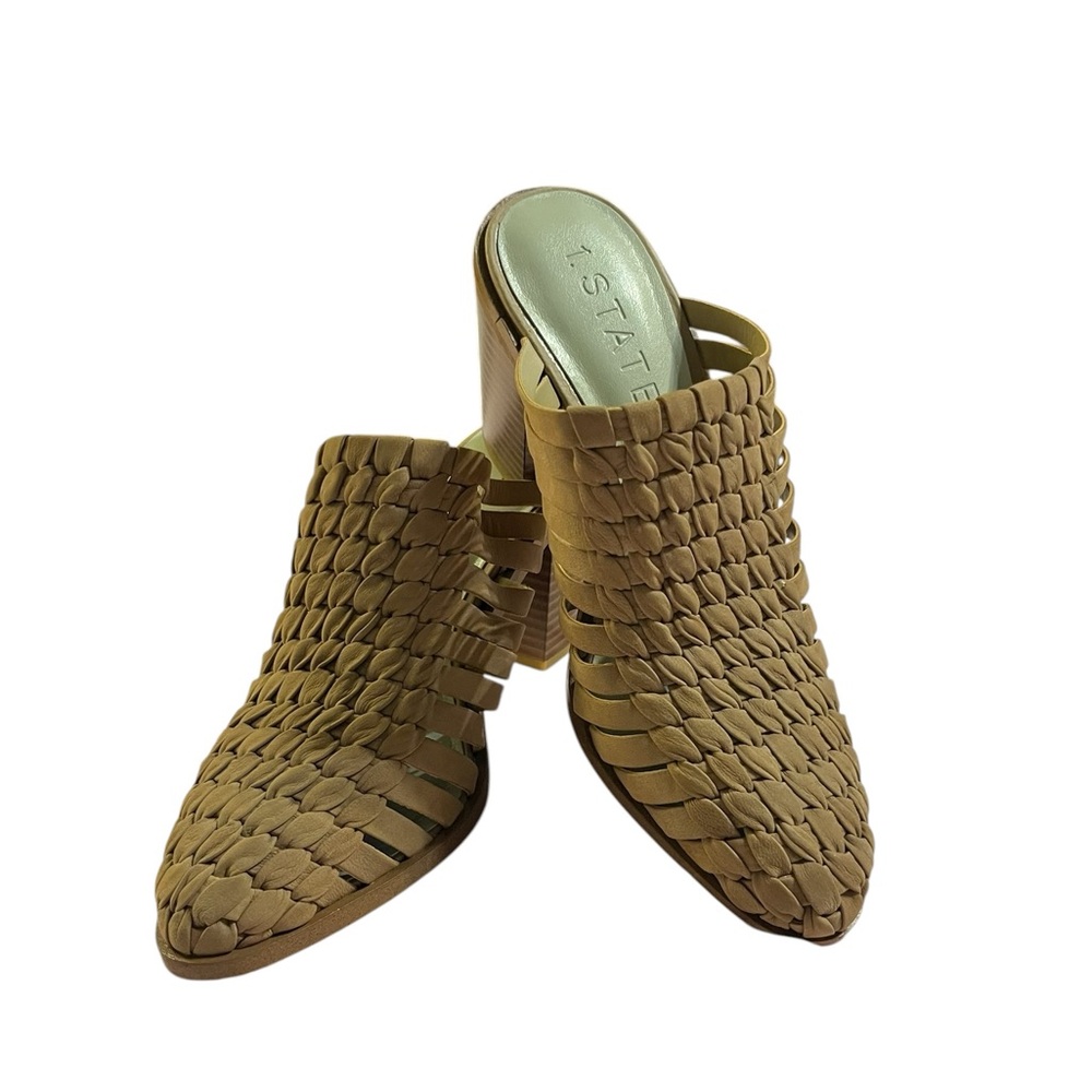 1. STATE woven pointed mules like new never worn
